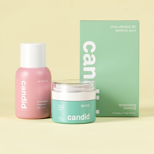 Essential Set: Retinol 0.5% + B5 Cream + B5 Face Mask Box